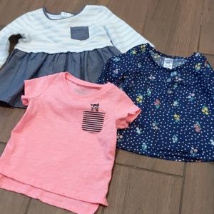 Carter's, cat &Jack brand shirts